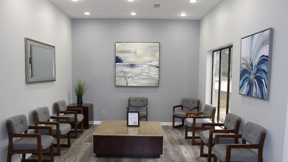 Denton dental office waiting room